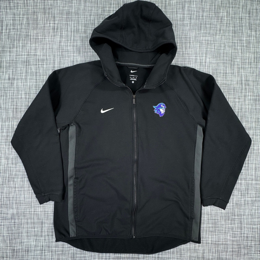 Nike Men's Therma-FIT FSW Buccaneers Full Zip Hoodie Black XL College Athletics